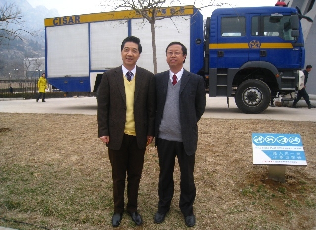 央视《防务新观察》在国家地震紧急救援训练基地制作特